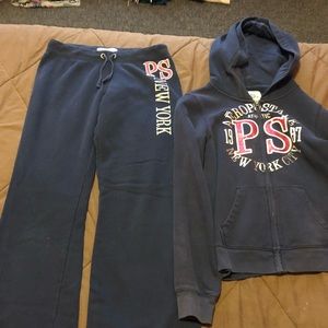p.s. aeropostale sweat suit